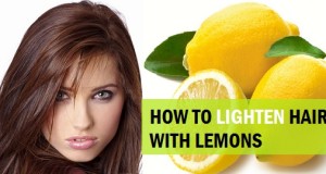 How to lighten the hair color with lemon juice