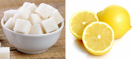 lemon beauty hacks sugar scrub