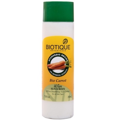 Biotique Bio Pro Carrot Protective Lotion - SPF 40