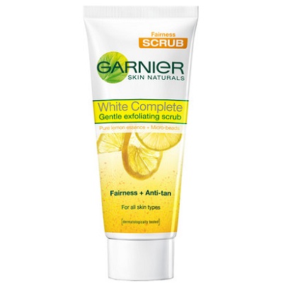 Garnier Skin Natural White Complete Gentle Exfoliating Scrub Fairness