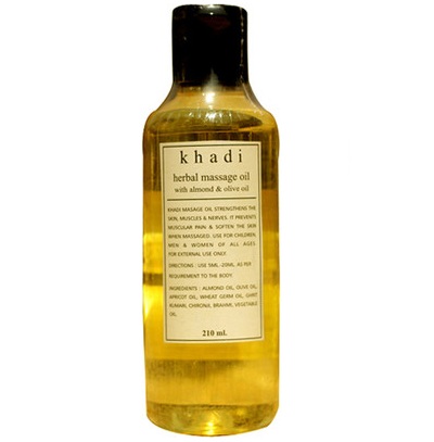 Khadi Herbal Massage Oil- Almond & Olive