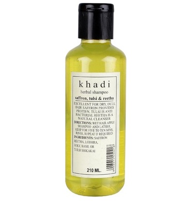 Khadi Herbal Saffron, Tulsi & Reetha Shampoo