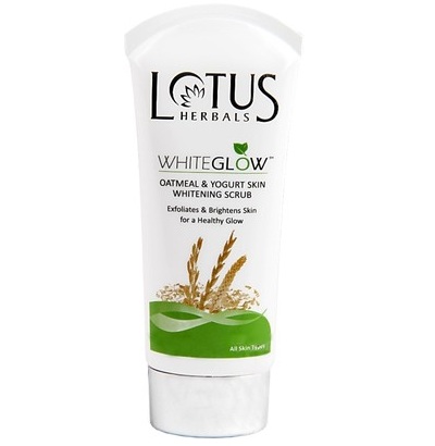 Lotus Herbals White Glow Oatmeal & Yogurt Skin Whitening Scrub