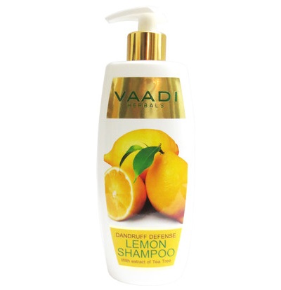 Vaadi Herbals Dandruff Defense Lemon Shampoo with Tea Tree extracts