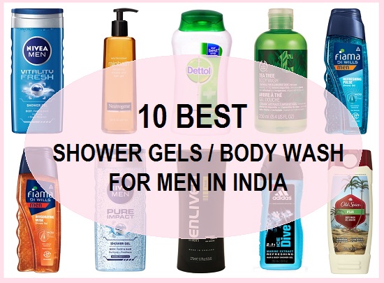 10 best body wash or shower gels for men in india