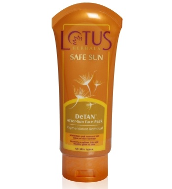 Lotus Herbals Safe Sun De-Tan Face Pack