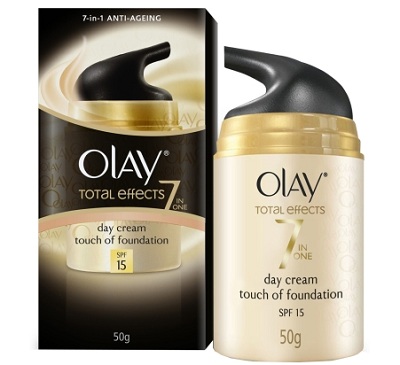 Olay Total Effect 7in1 ,Day Cream Touch Of Foundation Spf 15