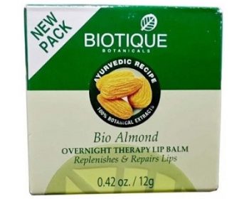 Biotique Bio Overnight Therapy Lip Balm Almond