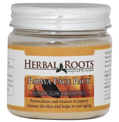 Herbal Roots Skin Whitening Papaya Face Pack