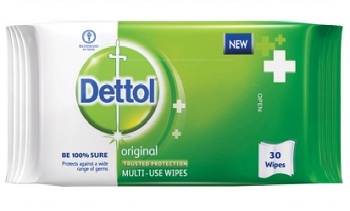 dettol facial wipes