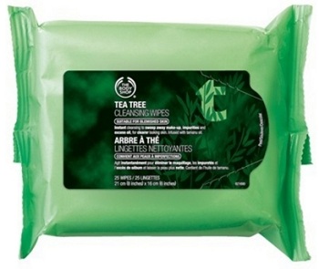 the body shop tea tree facial wipes