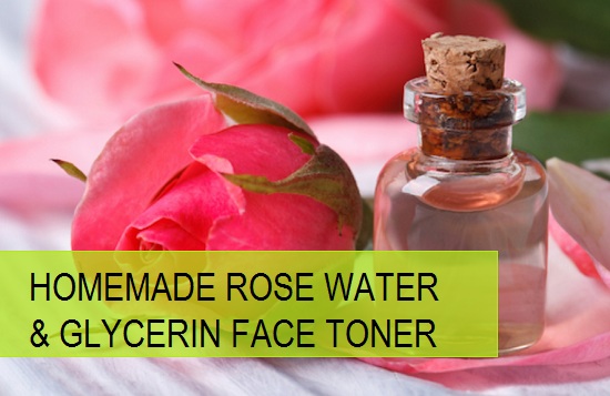 rose water and glycerin toner for face