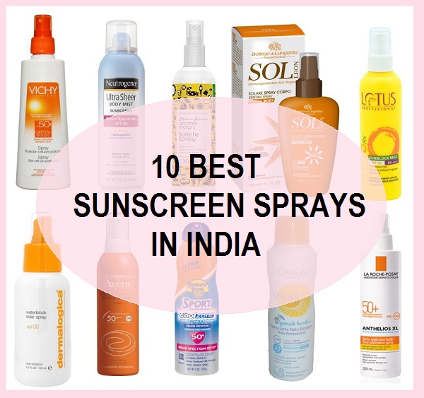 10 best sunscreens sprays in india