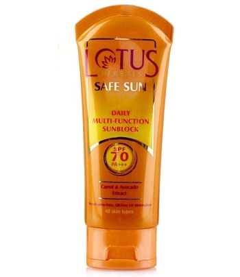 Lotus Herbals Daily Multi-function Sunblock - SPF 70