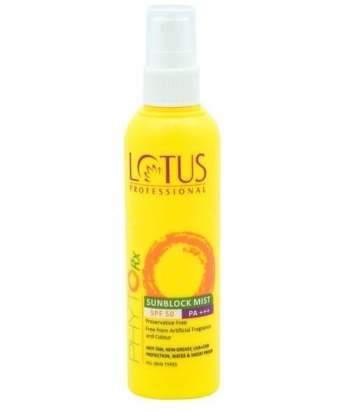 Lotus Herbals Phytorx Sunblock Mist - SPF 50