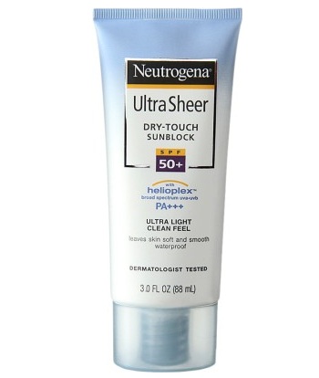 Neutrogena Ultra Sheer Dry Touch Sunblock