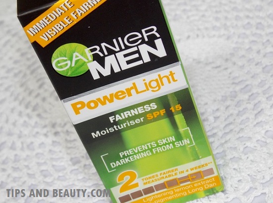 Garnier Men Powerlight Fairness Moisturiser Review 3
