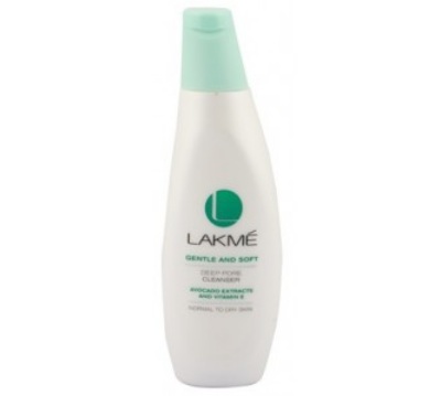 lakme products fopr dry skin cleanser