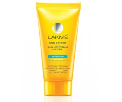 lakme products fopr dry skin detan mask
