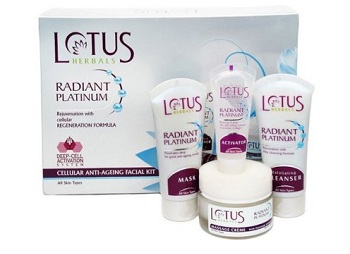  Anti Ageing Facial Kits lotus