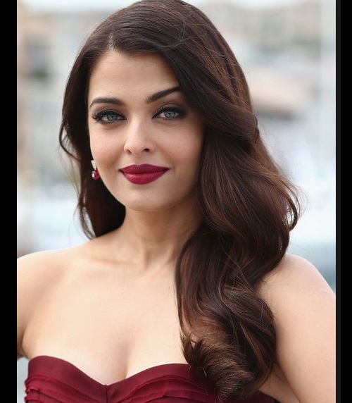 Aishwarya Rai lipstick shade rich wine deep plum red