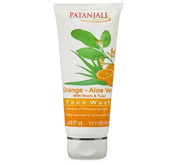 best patanjali face wash orange aloe vera