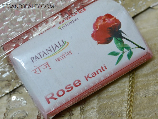 Patanjali rose kanti soap body cleanser