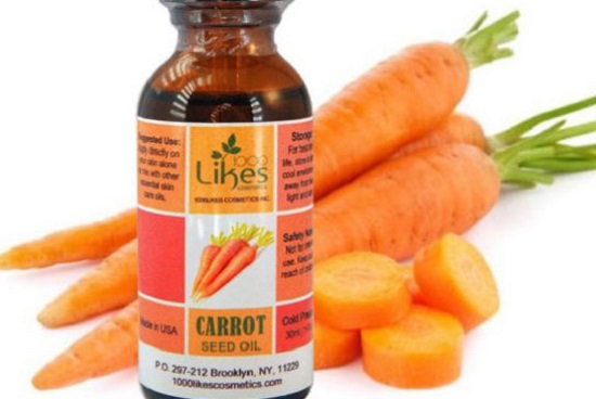carrot seed oil for skin lightening whitening 