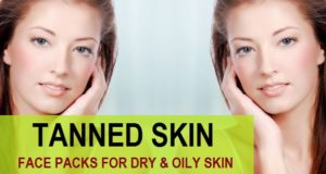 face packs for tanned skin for oily and dry skin
