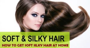 how to get soft silky hair at home