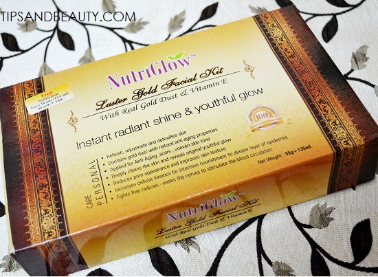 Nutriglow gold facial kit review, price usage 6