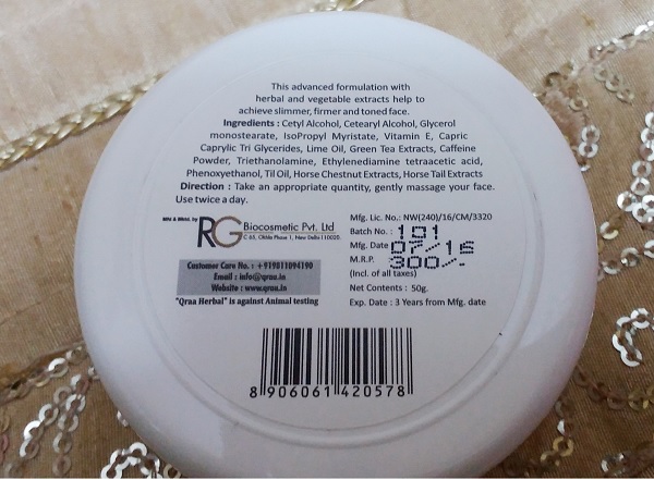 Qraa Fazeup Anti Cellulite Cream for face 2