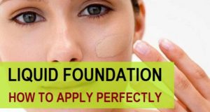 how to apply liquid foundation perfectly