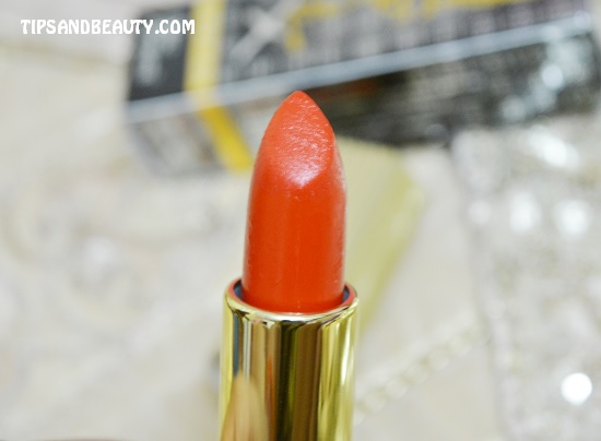 Blue Heaven Expression Lipstick 0151 Sunrise Orange Review9