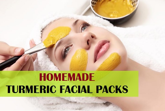 homemade turmeric facial packs