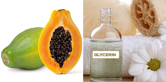 natural treatments for patchy skin tone papaya glycerin