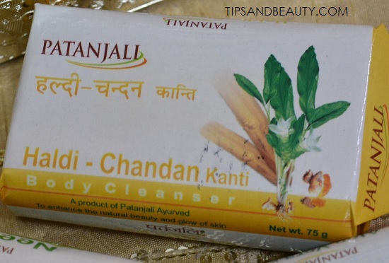 patanjali haldi chandan soap review