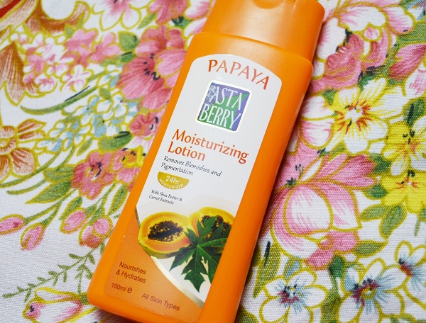 astaberry papaya nourishing lotion review and how to use