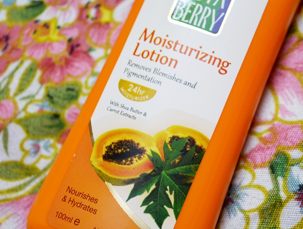 astaberry papaya nourishing lotion