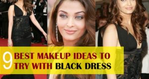 what makeup to do with black dress