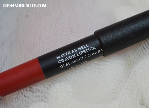 Sugar Matte As Hell Lip Crayon Scarlett O’Hara Review price swatches