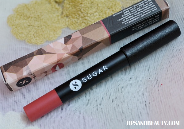 Sugar Matte As Hell Lip Crayon in Rose Dawson Review, price swatches