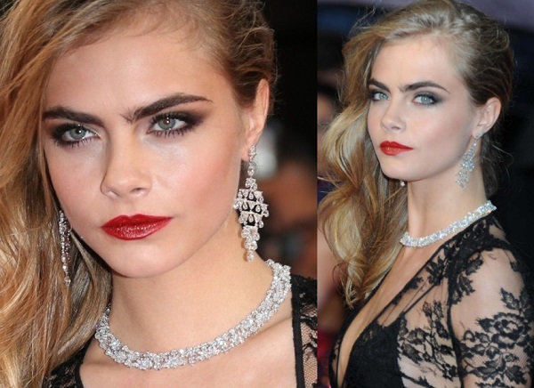 makeup with black dress cara