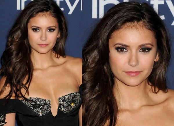 makeup with black dress nina