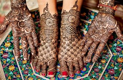 Latest Hands and Feet Bridal Mehndi Pattern