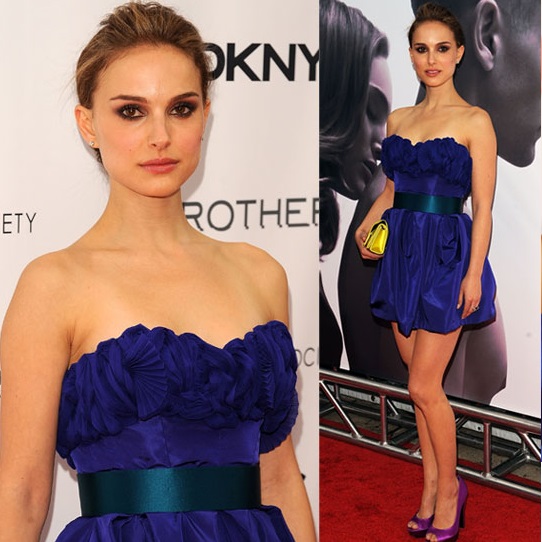 makeup ideas for blue dress natalie portman