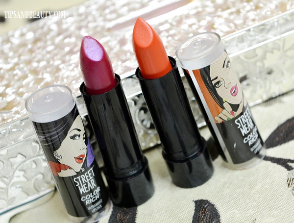 street wear color rich lipstick berrylicious and pink pirouette review