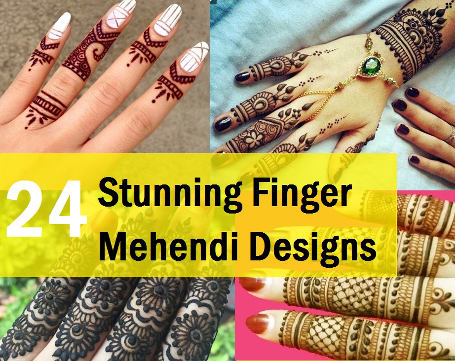 24 Latest Finger Mehendi Designs 21 For Wedding Karwa Chauth Eid