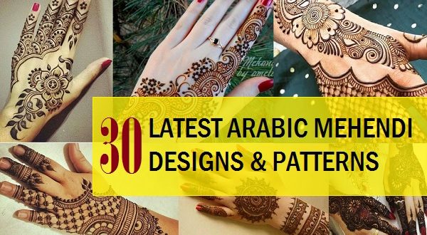 Latest Arabic Mehendi Designs Of 2016 With Pictures - Makeup Review And  Beauty Blog