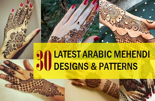  latest arabic mehendi designs and patterns